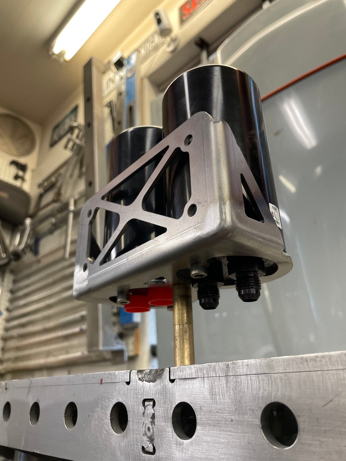 Dual "II MUCH" Vent Cannister Mounting Bracket
