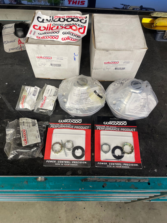 New in-box Wilwood 270-6989 Forged Billet Front Hub kit (x2)
