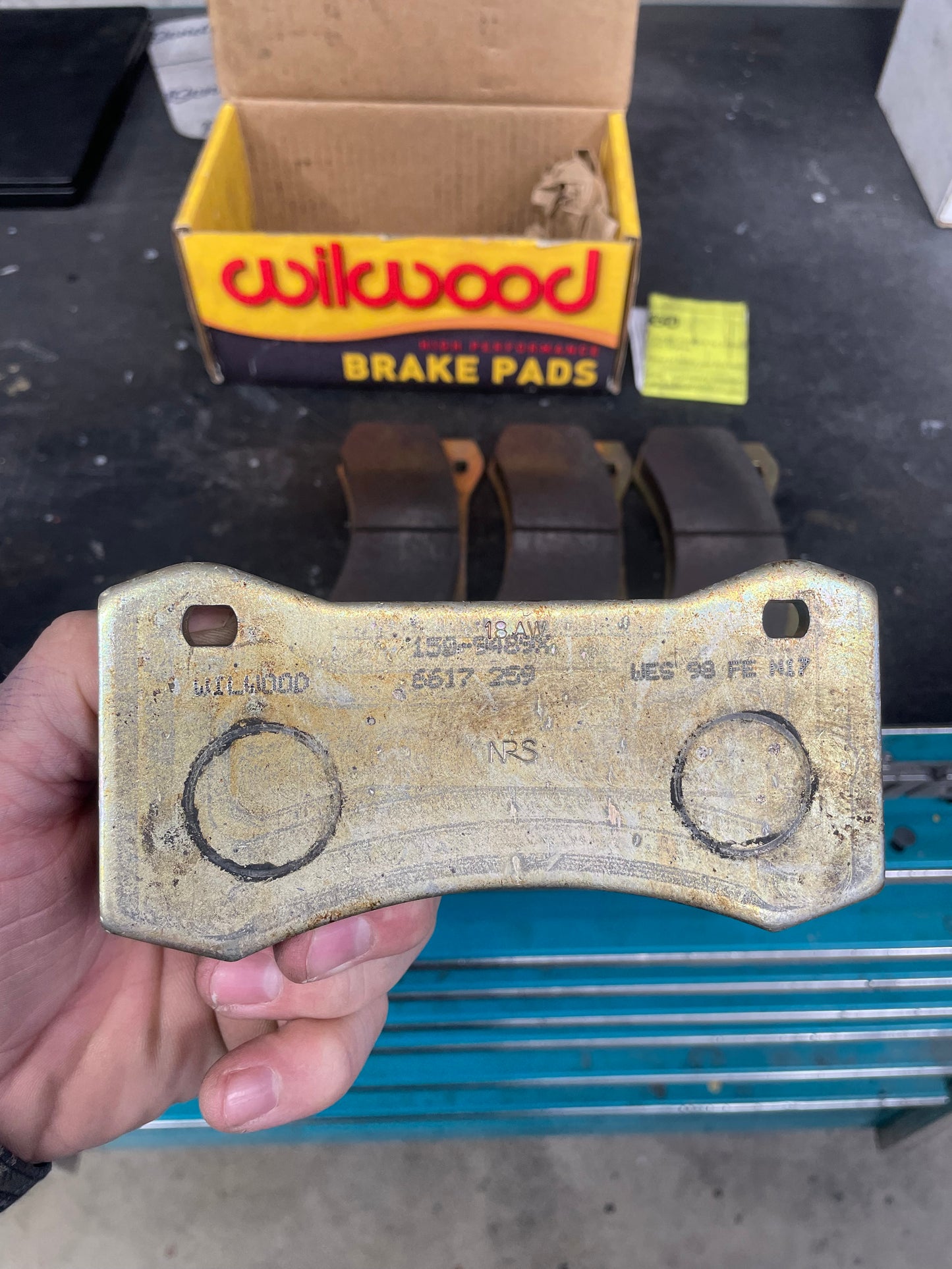 Wilwood BP20 Brake Pads For Aero4/6 Calipers #150-9489k